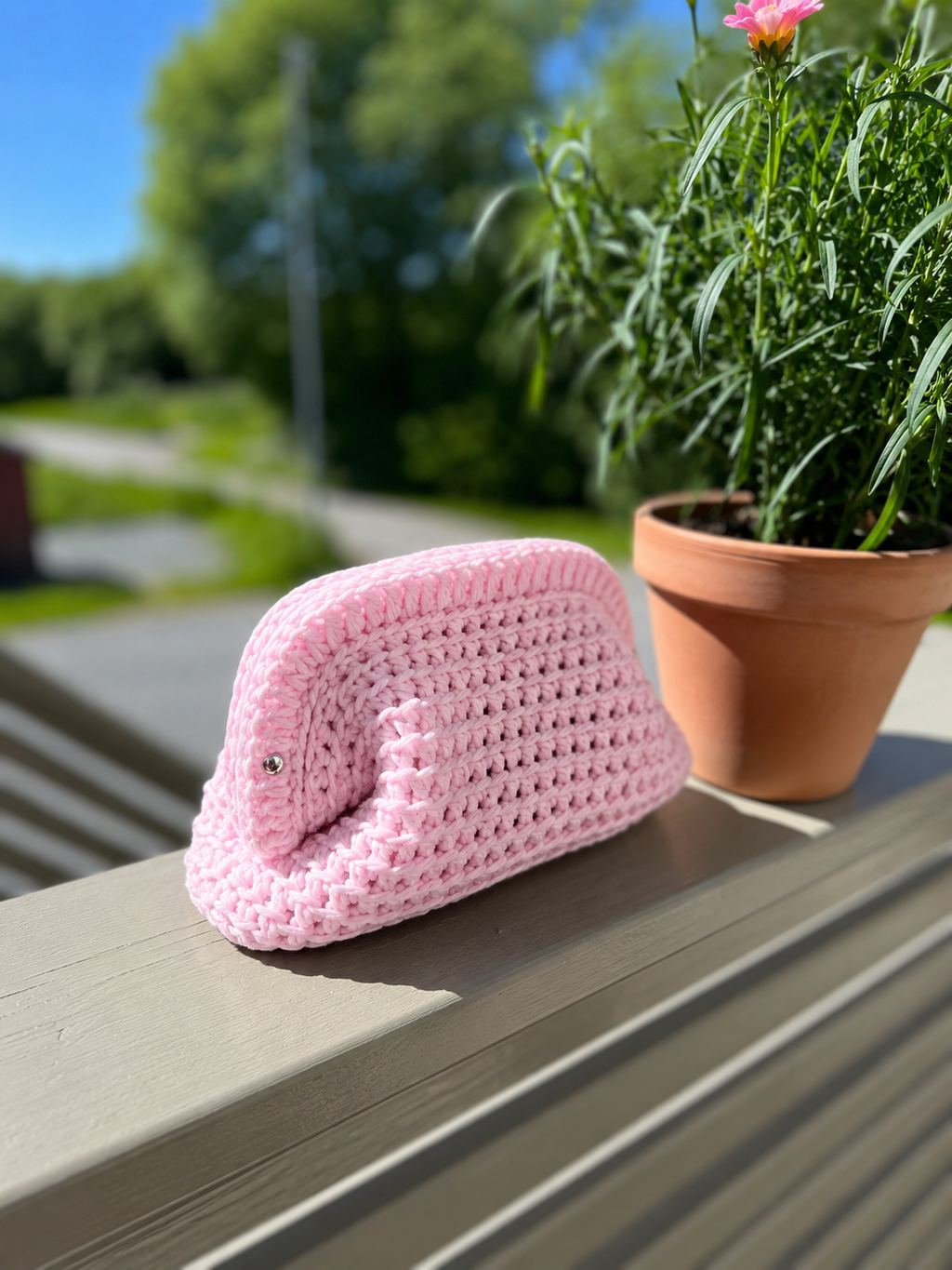 Ferdigheklet florette clutch